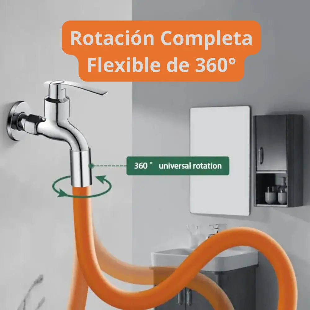 EXTENSOR DE GRIFO FLEXIBLE DE 360° PAGA 1 LLEVA 2🎁