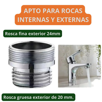 EXTENSOR DE GRIFO FLEXIBLE DE 360° PAGA 1 LLEVA 2🎁