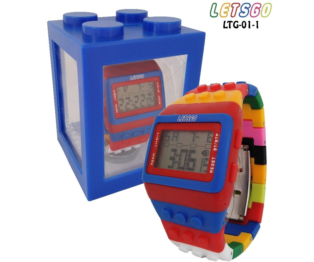 RELOJ EDICION ESPECIAL "LEGO" CON ESTUCHE ALCANCIA