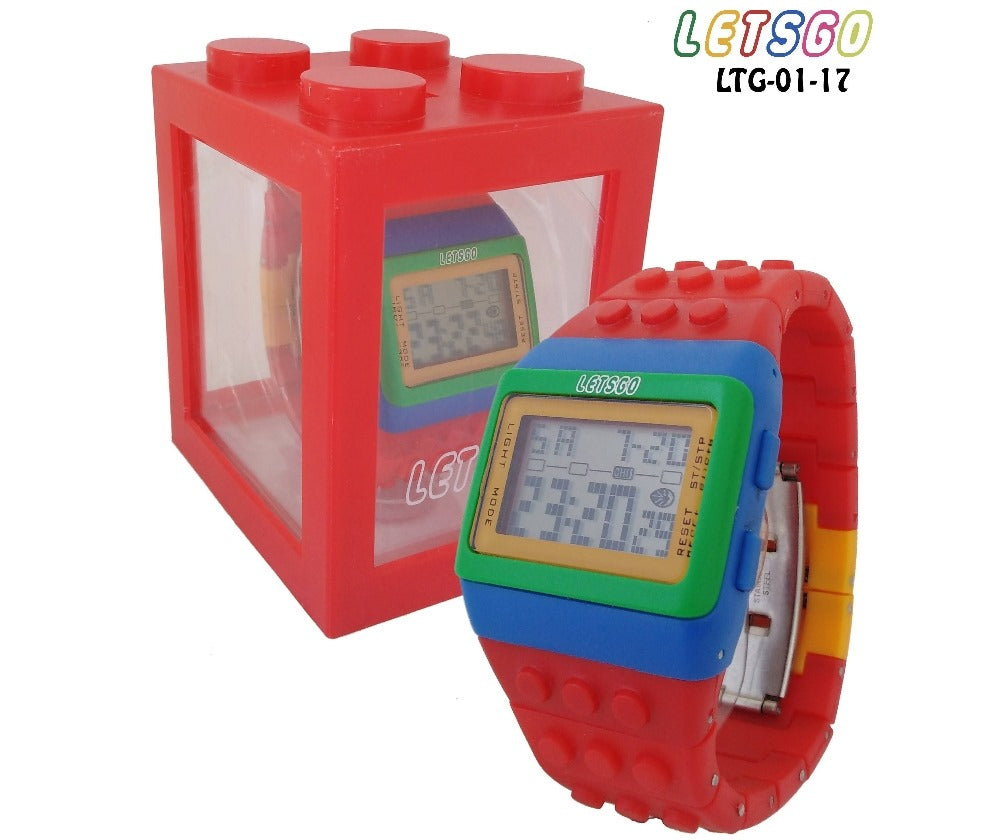 RELOJ EDICION ESPECIAL "LEGO" CON ESTUCHE ALCANCIA