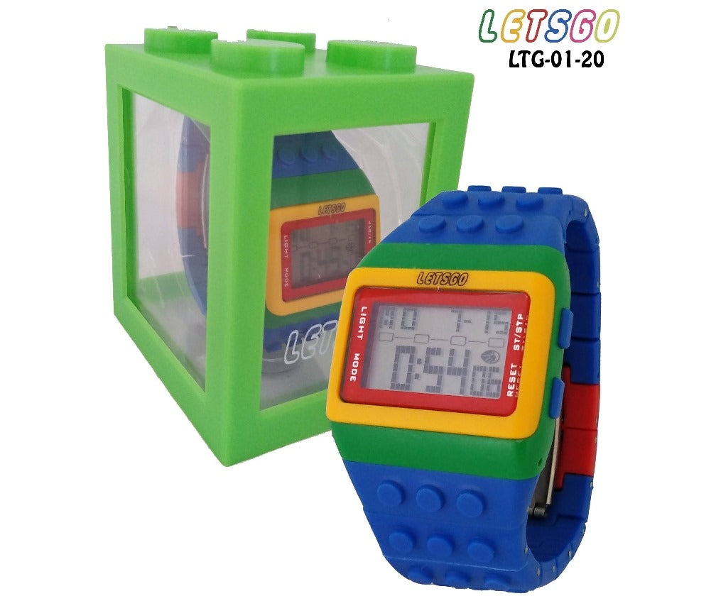 RELOJ EDICION ESPECIAL "LEGO" CON ESTUCHE ALCANCIA