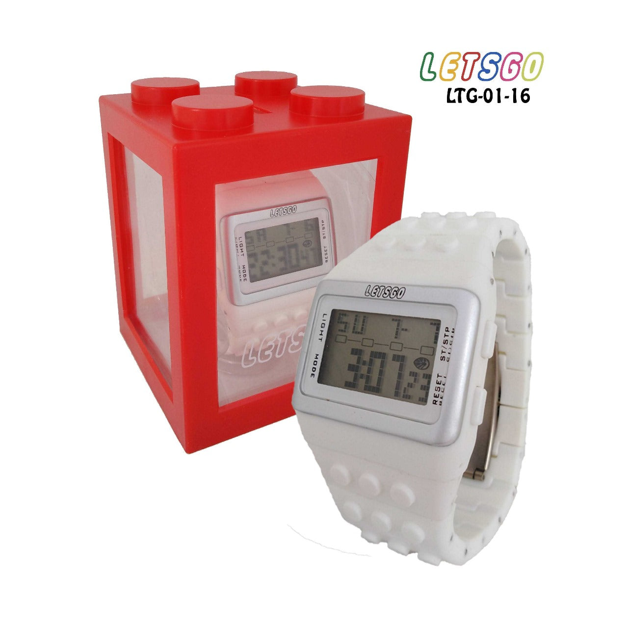 RELOJ EDICION ESPECIAL "LEGO" CON ESTUCHE ALCANCIA