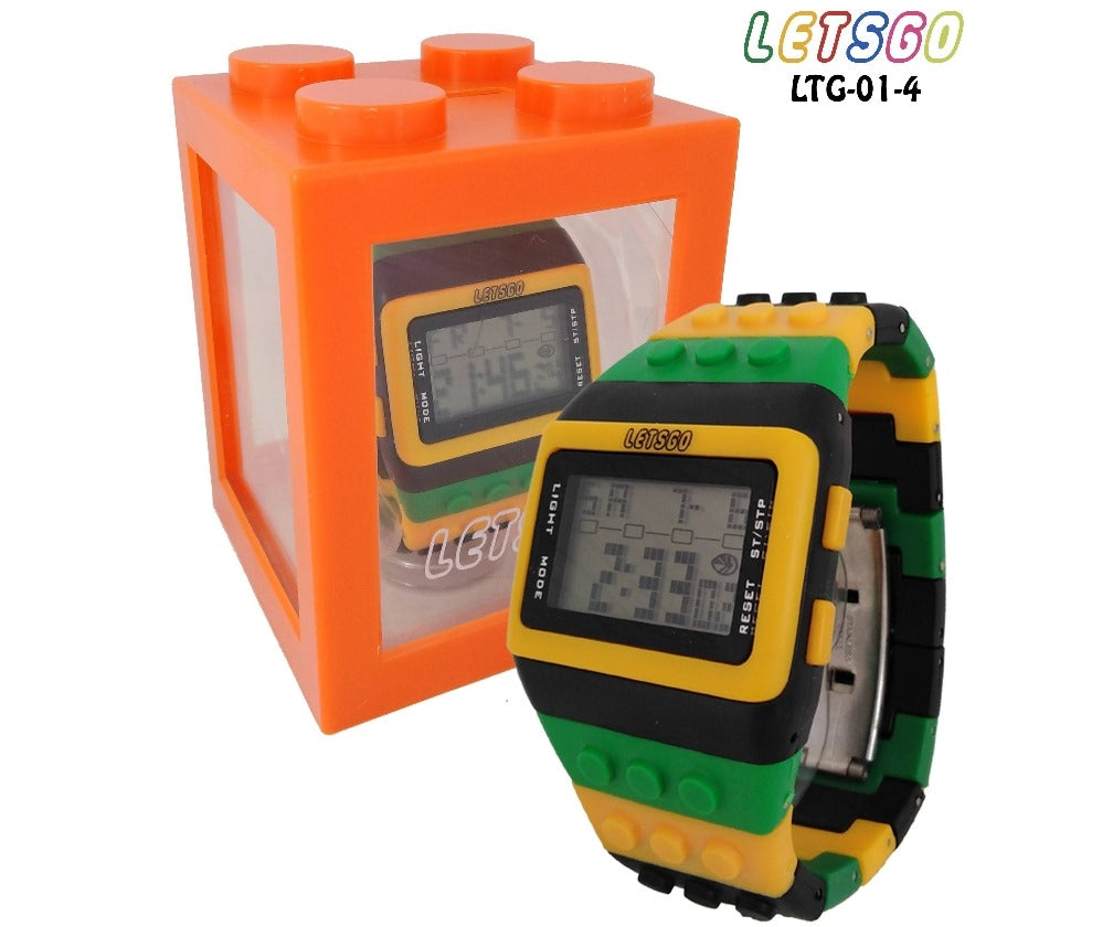 RELOJ EDICION ESPECIAL "LEGO" CON ESTUCHE ALCANCIA